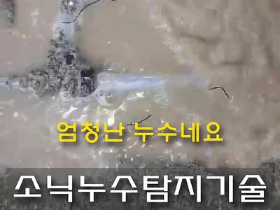대구 누수탐지 경산 식당 홀 바닥에 물이 고이는 누수를 야간 누수 탐지로 영업에 지장 없게 진행한 대구 누수